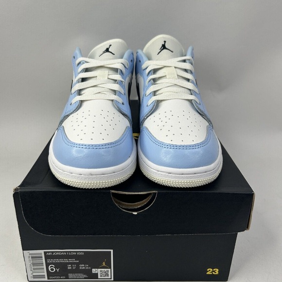 Nike Shoes Air Jordan 1 Low GS “Ice Blue” 2024 - Picture 2 of 5